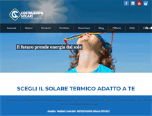 Tablet Screenshot of costruzionisolari.com